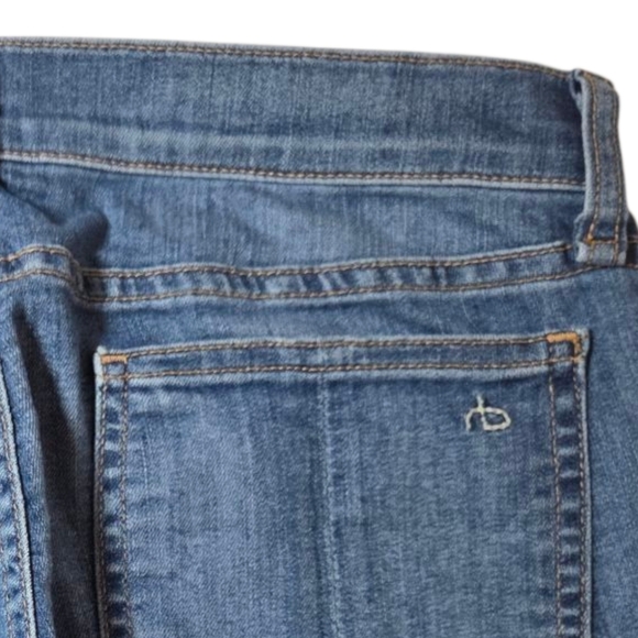 Rag & Bone Blue Skinny Jeans - Picture 5 of 9
